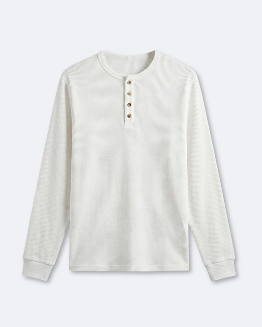 Antonio Waffle Henley Longsleeve