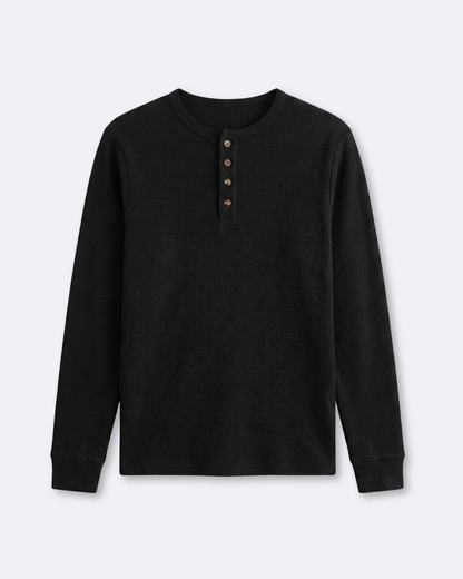 Antonio Waffle Henley Longsleeve