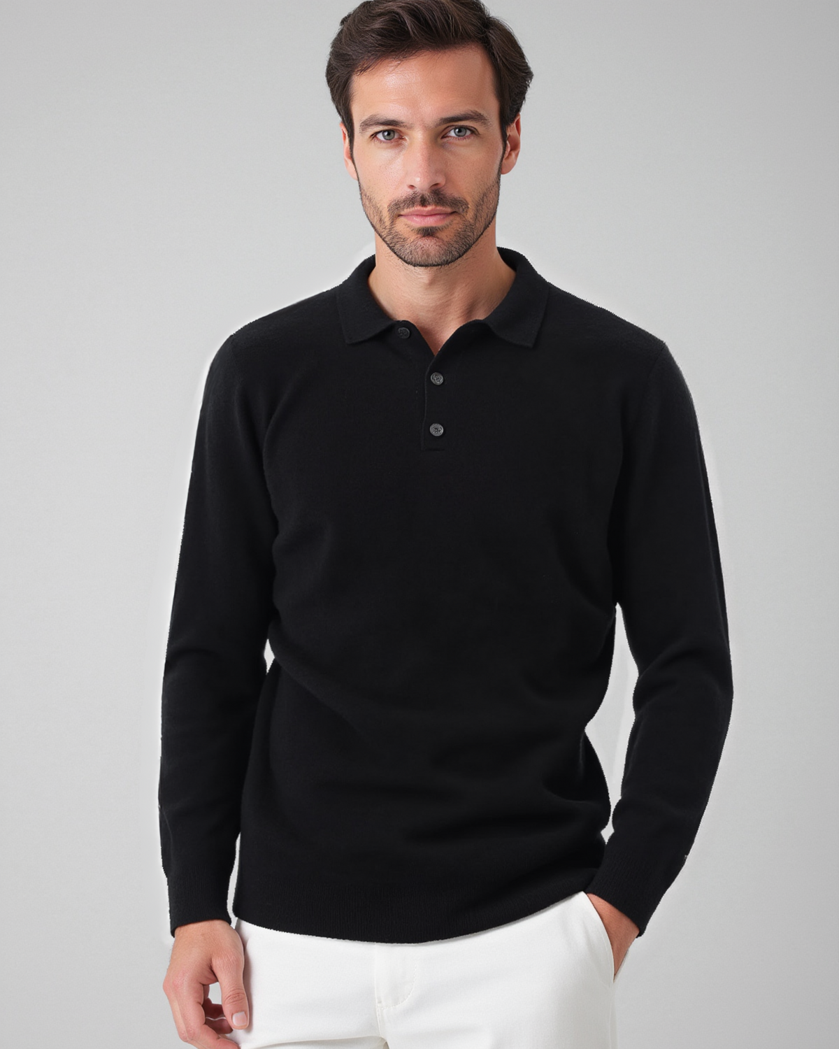Cesare Cashmere Polo