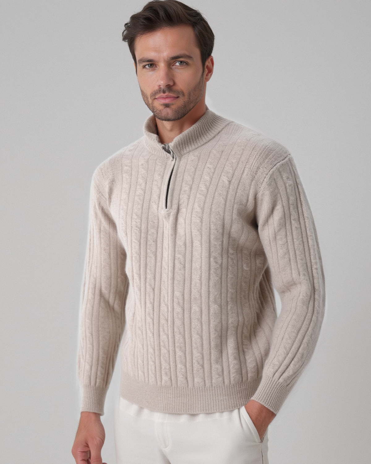 Teodore Chunky Quarter Zip