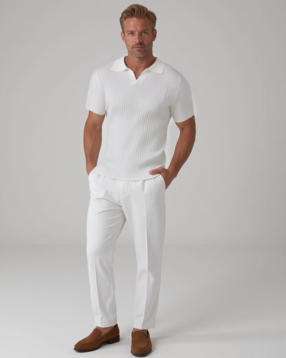 Enzo Ribbed Polo