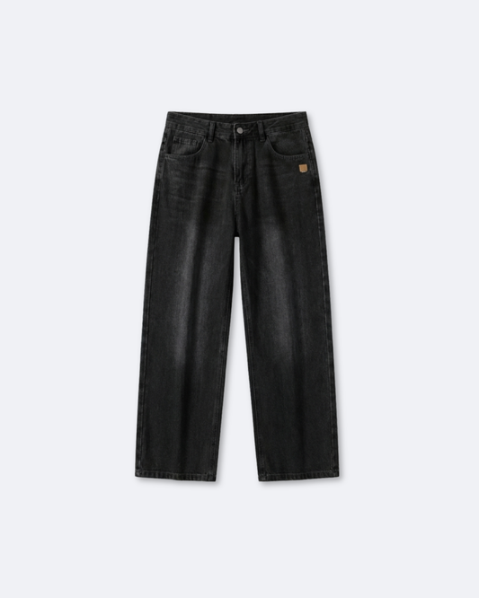 Marco Black Straight Leg Denim